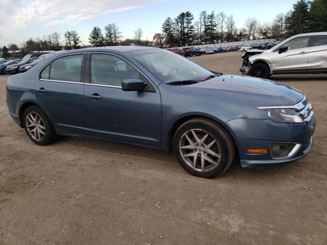 3FAHP0JA9CR336472 - 2012 FORD FUSION SEL BLUE photo 4