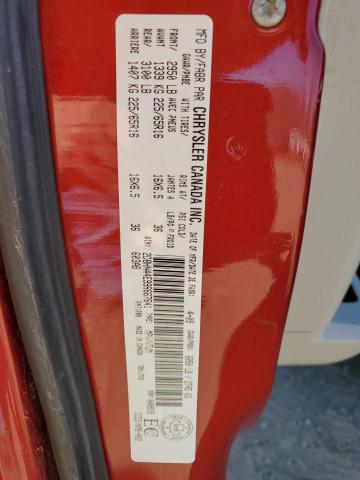 2D8HN44E99R667641 - 2009 DODGE GRAND CARA SE RED photo 13