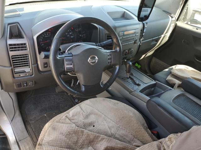 1N6AA07B04N514767 - 2004 NISSAN TITAN XE SILVER photo 8