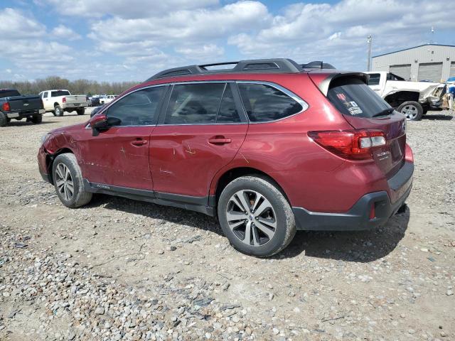 4S4BSENC4K3334435 - 2019 SUBARU OUTBACK 3.6R LIMITED RED photo 2