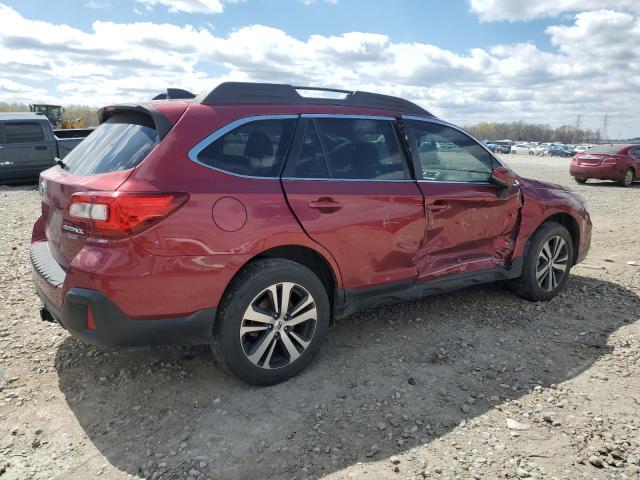 4S4BSENC4K3334435 - 2019 SUBARU OUTBACK 3.6R LIMITED RED photo 3