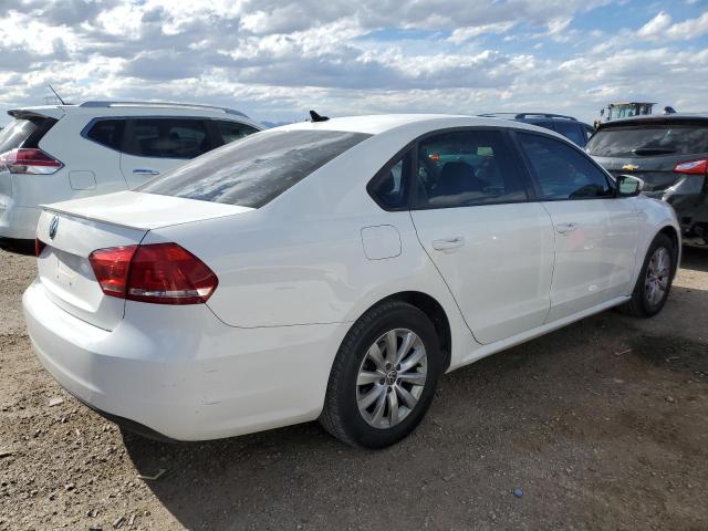 1VWAP7A31DC142344 - 2013 VOLKSWAGEN PASSAT S WHITE photo 3