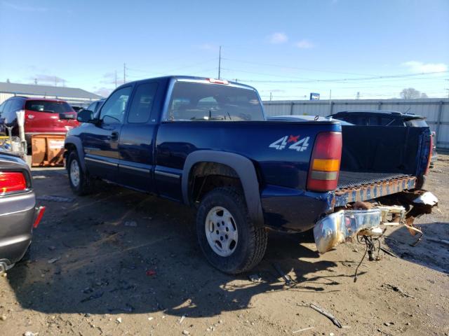 2GCEK19T4Y1225671 - 2000 CHEVROLET SILVERADO K1500 BLUE photo 2