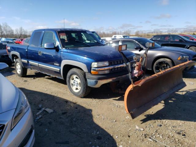 2GCEK19T4Y1225671 - 2000 CHEVROLET SILVERADO K1500 BLUE photo 4