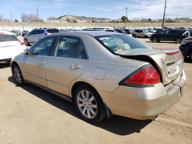 1HGCM66316A071119 - 2006 HONDA ACCORD LX GOLD photo 2