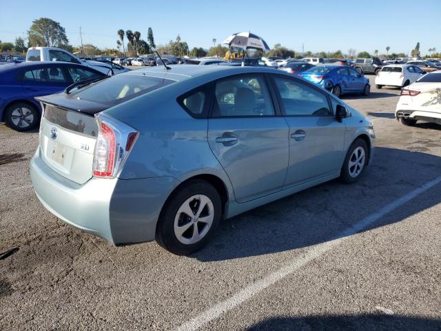 JTDKN3DU4D1624036 - 2013 TOYOTA PRIUS TURQUOISE photo 3