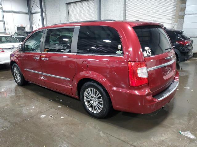 2C4RC1CG3DR512103 - 2013 CHRYSLER TOWN & COU TOURING L MAROON photo 2