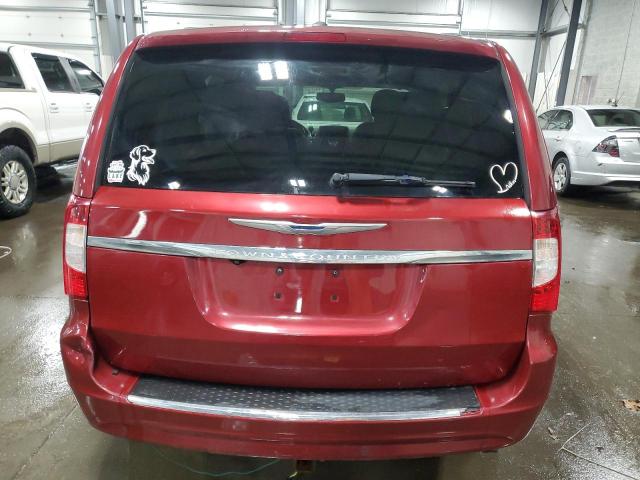 2C4RC1CG3DR512103 - 2013 CHRYSLER TOWN & COU TOURING L MAROON photo 6