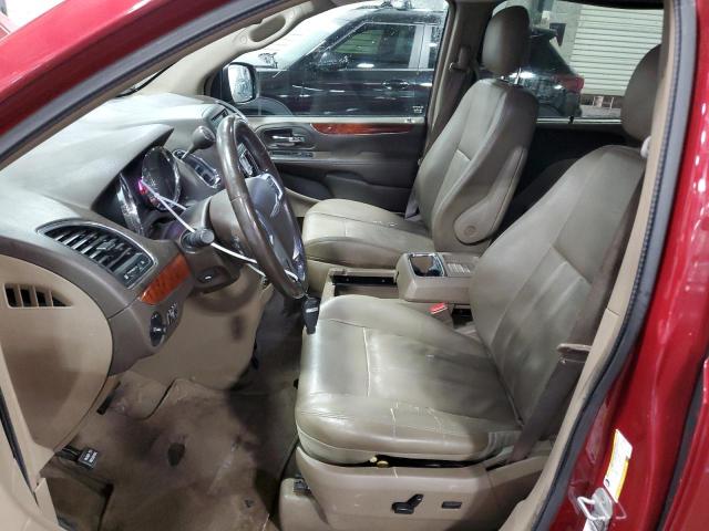 2C4RC1CG3DR512103 - 2013 CHRYSLER TOWN & COU TOURING L MAROON photo 7