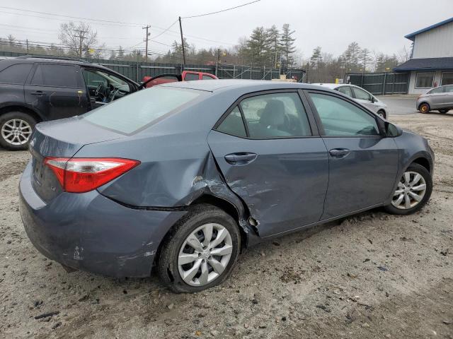 2T1BURHE9EC167214 - 2014 TOYOTA COROLLA L GRAY photo 3