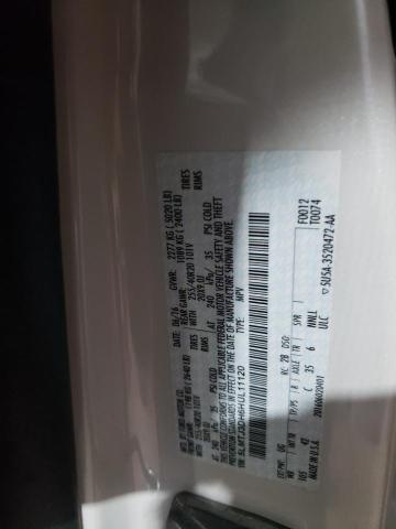 5LMTJ3DH6HUL11120 - 2017 LINCOLN MKC RESERVE თეთრი ფოტო 13