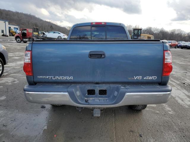 5TBBT44125S472398 - 2005 TOYOTA TUNDRA ACCESS CAB SR5 BLUE photo 6