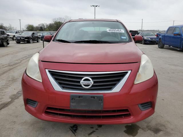 3N1CN7AP1DL822787 - 2013 NISSAN VERSA S RED photo 5