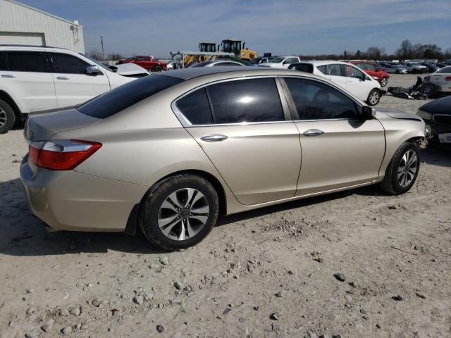 1HGCR2F35DA127490 - 2013 HONDA ACCORD LX GOLD photo 3