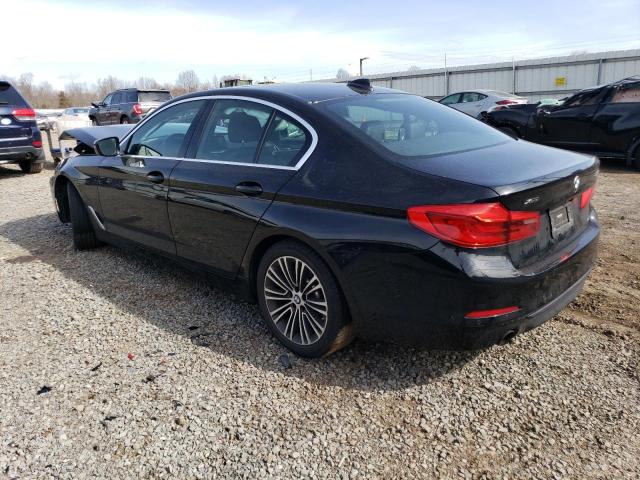 WBAJA7C52KWW16586 - 2019 BMW 530 XI BLACK photo 2