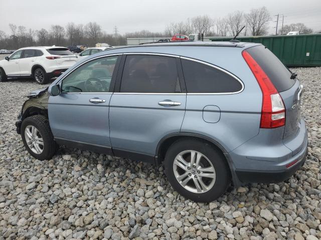 5J6RE4H78AL030746 - 2010 HONDA CR-V EXL BLUE photo 2