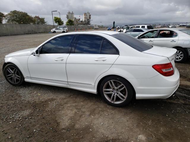 WDDGF4HB4EA956941 - 2014 MERCEDES-BENZ C 250 WHITE photo 2