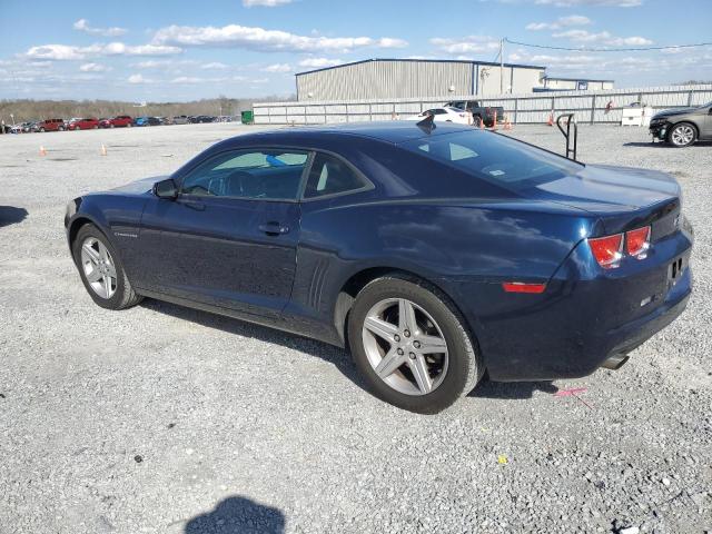 2G1FB1ED1B9130294 - 2011 CHEVROLET CAMARO LT BLUE photo 2