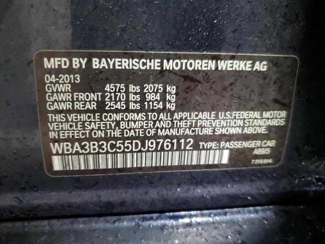 WBA3B3C55DJ976112 - 2013 BMW 328 XI BLUE photo 12