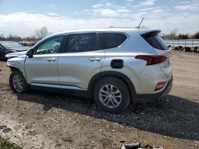 5NMS23AD0KH011038 - 2019 HYUNDAI SANTA FE SE SILVER photo 2