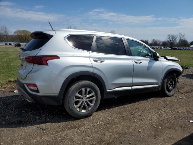 5NMS23AD0KH011038 - 2019 HYUNDAI SANTA FE SE SILVER photo 3