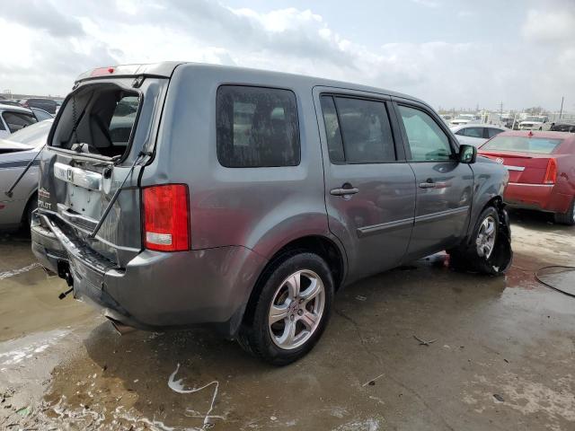 5FNYF3H57DB010860 - 2013 HONDA PILOT EXL GRAY photo 3