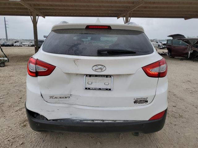 KM8JU3AG4EU878449 - 2014 HYUNDAI TUCSON GLS WHITE photo 6