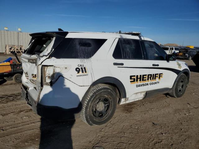 1FM5K8AC3LGC01261 - 2020 FORD EXPLORER POLICE INTERCEPTOR 白色 照片 3