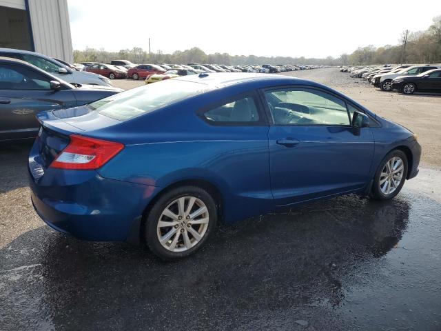 2HGFG3B93CH507205 - 2012 HONDA CIVIC EXL BLUE photo 3