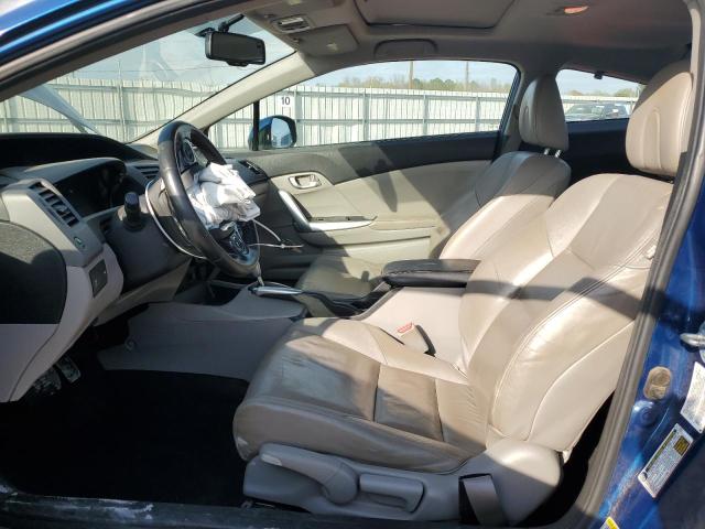2HGFG3B93CH507205 - 2012 HONDA CIVIC EXL ლურჯი ფოტო 7