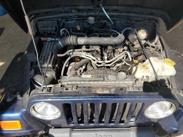 1J4FA39S05P363291 - 2005 JEEP WRANGLER X BLUE photo 11