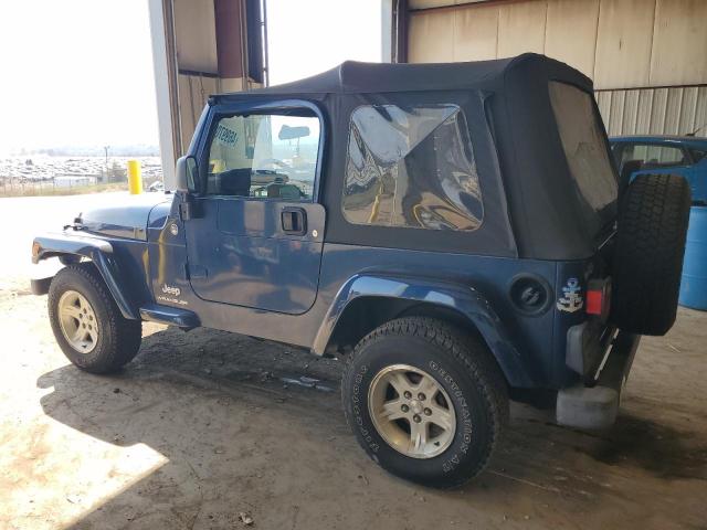 1J4FA39S05P363291 - 2005 JEEP WRANGLER X BLUE photo 2