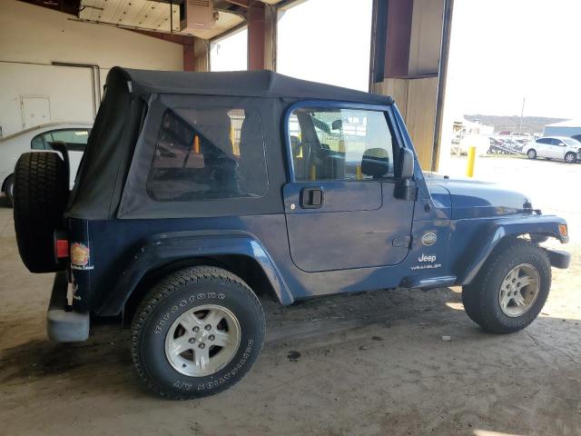 1J4FA39S05P363291 - 2005 JEEP WRANGLER X BLUE photo 3