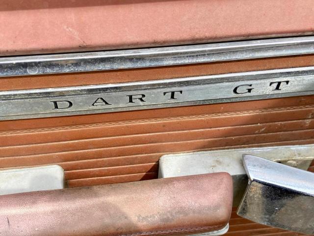 LP23D72163283 - 1967 DODGE DART GT BROWN photo 9