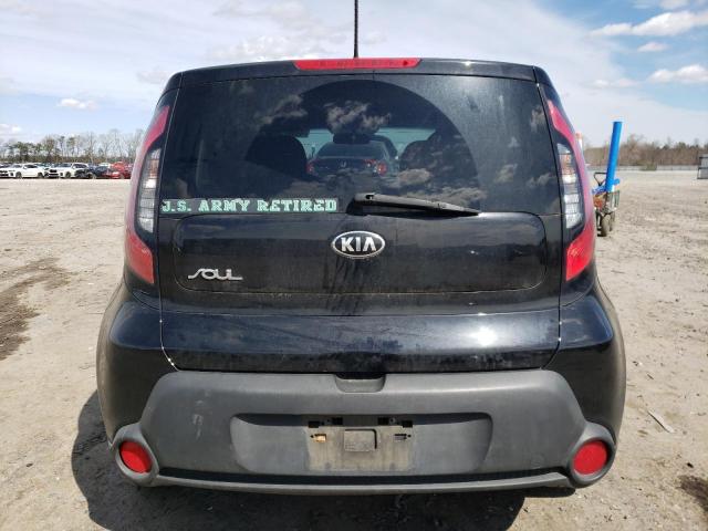 KNDJN2A28F7233786 - 2015 KIA SOUL BLACK photo 6