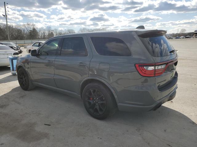 1C4SDJH96MC837877 - 2021 DODGE DURANGO SRT HELLCAT GRAY photo 2