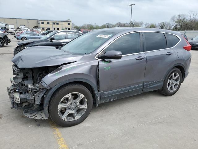 5J6RW1H52KA033844 - 2019 HONDA CR-V EX GRAY photo 1