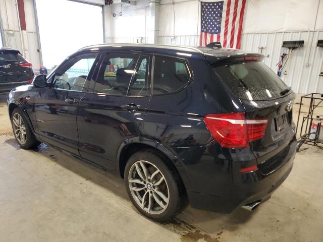 5UXWY3C55G0F84399 - 2016 BMW X3 XDRIVE28D BLACK photo 2