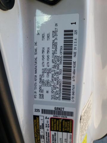 5TFRX5GN8HX086517 - 2017 TOYOTA TACOMA ACCESS CAB თეთრი ფოტო 12