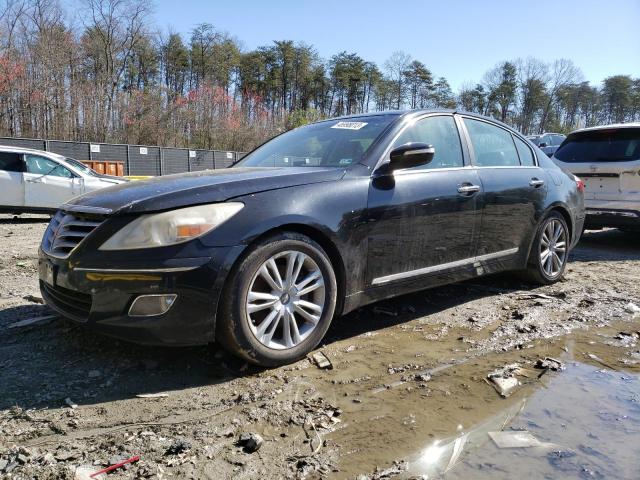 KMHGC46F69U063937 - 2009 HYUNDAI GENESIS 4.6L BLACK photo 1