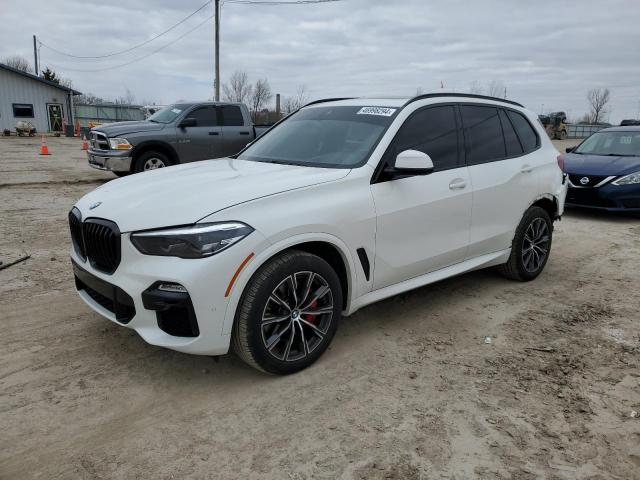 5UXCR6C02M9G65079 - 2021 BMW X5 M XDRIVE40I WHITE photo 1