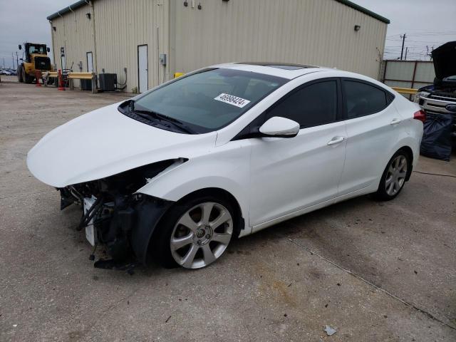 5NPDH4AE2DH313944 - 2013 HYUNDAI ELANTRA GLS WHITE photo 1