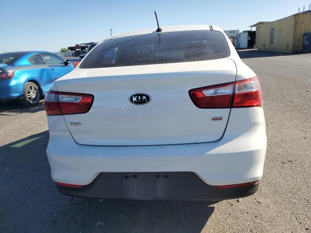 KNADM4A34G6541756 - 2016 KIA RIO LX WHITE photo 6