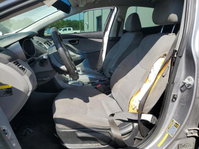 KMHDH4AE9CU182639 - 2012 HYUNDAI ELANTRA GLS SILVER photo 7