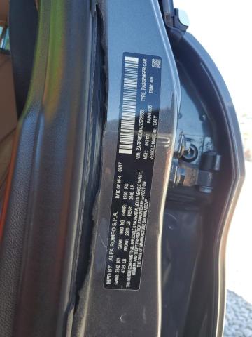 ZARFAEDN4J7572553 - 2018 ALFA ROMEO GIULIA Q4 გრაფიტი ფოტო 12