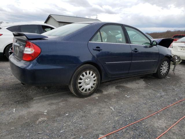 4T1BE32K63U658506 - 2003 TOYOTA CAMRY LE BLUE photo 3