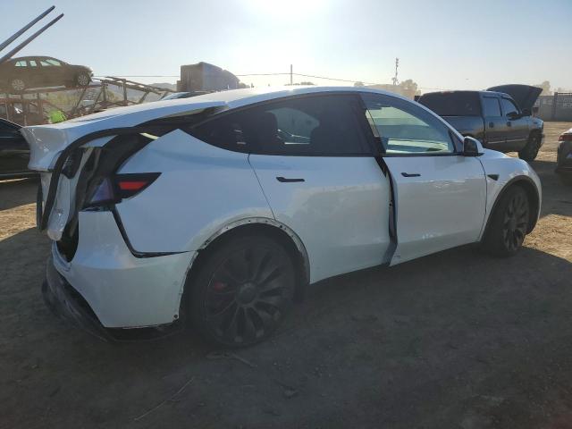 7SAYGDEF5NF347922 - 2022 TESLA MODEL Y WHITE photo 3