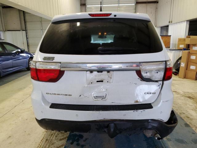 1C4RDHDG7DC553881 - 2013 DODGE DURANGO CREW WHITE photo 6