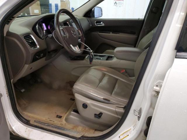 1C4RDHDG7DC553881 - 2013 DODGE DURANGO CREW WHITE photo 7