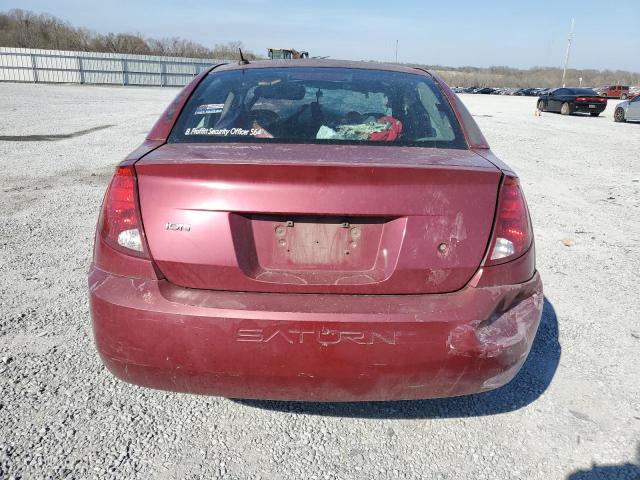 1G8AJ55F27Z105795 - 2007 SATURN ION LEVEL 2 MAROON photo 6